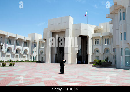 Der Palast des Emirs von Katar, Scheich Tamim bin Hamad bin Khalifa Al Thani in Doha, Qatar am 1. Juni 2014. Foto: Bernd von Jutrczenka/dpa Stockfoto