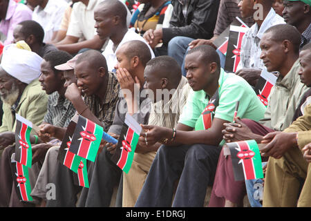 Nairobi, Kenia. 1. Juni 2014. Kenianer besucht das Land 51 Unabhängigkeitstag Cerebrations im Nyayo National Stadium in der kenianischen Hauptstadt Nairobi am 1. Juni 2014, 1. Juni ist eine jährliche Gehirntätigkeit, die Freiheit des Landes von den britischen Kolonisten im Jahre 1963 zu markieren, der Cerebrations kommt zu einem Zeitpunkt hat Kenia Wirtschafts- und Unsicherheit Herausforderungen.  Bildnachweis: Tom Maruko/PACIFIC PRESS/Alamy Live-Nachrichten Stockfoto