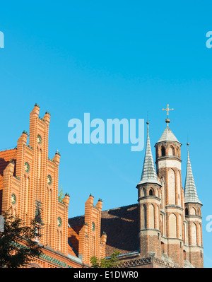 Europa, Polen, Gdansk und Pommern, Torun, mittelalterliche Altstadt Unesco, Str. Marys Kirche Stockfoto