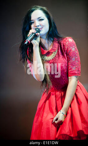 Liverpool, Vereinigtes Königreich. 31. Mai 2014. Tish das Mädchen großen GIG Liverpool Echo Arena Führung 31. kann 2014 Credit: Brian Jordan/Alamy Live News Stockfoto