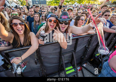 Detroit, Michigan, USA. 1. Juni 2014. Atmosphäre am zweiten Tag der 2014 WYCD Detroit Downtown Hoedown im Comerica Park in Detroit, MI am 31. 2014 Credit: Marc Nader/ZUMA Wire/ZUMAPRESS.com/Alamy Live News Stockfoto