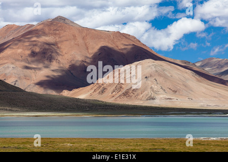 Landschaft in der Region von Tso Kar, Rupshu, Changtang, Ladakh, Jammu und Kaschmir, Indien Stockfoto