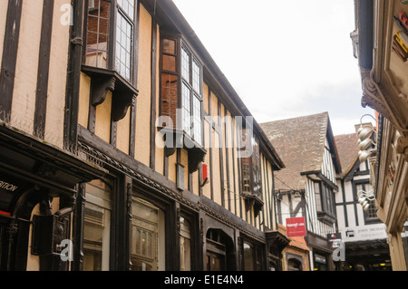 Tudor Gebäude in Ipswich Stockfoto