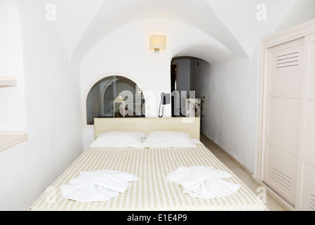 Wohnung in der Luxus-Hotel, Santorin, Griechenland Stockfoto