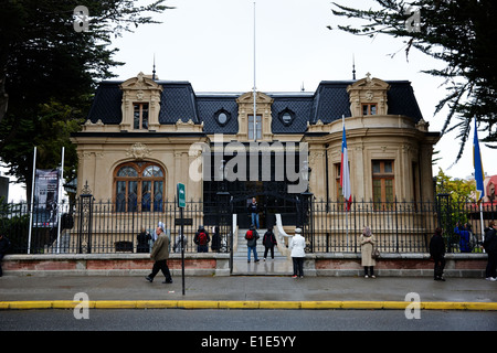 Palacio Braun Menendez Region Magallanes Palastmuseum Punta Arenas Chile Stockfoto