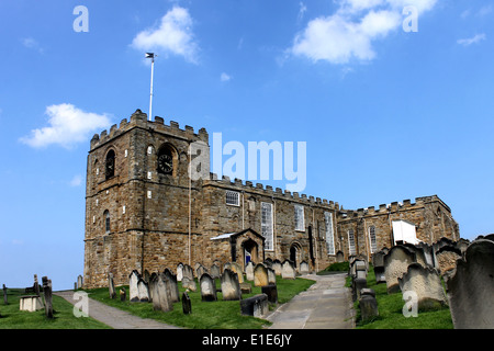 Sankt Marien Kirche in Whitby. North Yorkshire, England. Stockfoto