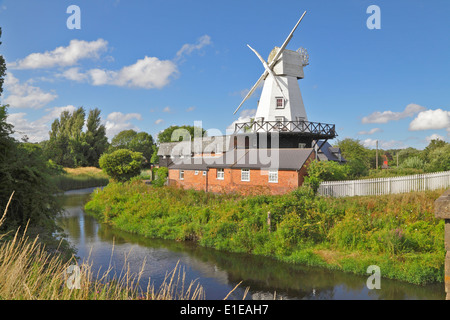 Rye, Sussex, Windmühle auf dem Fluss Tillingham, East Sussex, UK, GB Stockfoto