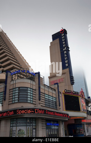 Ein Blick auf das House of Blues in Atlantic City, New Jersey Stockfoto