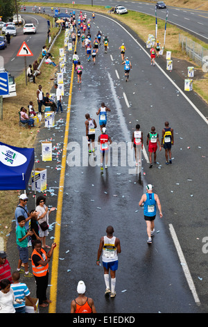 Läufer Kameraden Marathon 2014 außen 45. Schneiden Durban Südafrika Stockfoto