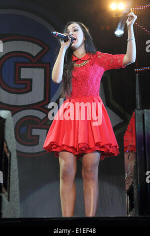 Liverpool, Vereinigtes Königreich. 31. Mai 2014. Tich führt auf den großen Auftritt in der Liverpool Echo Arena auf möglicherweise 31. 2014 Foto Girlguiding von Keith Mayhew Credit: KEITH MAYHEW/Alamy Live News Stockfoto