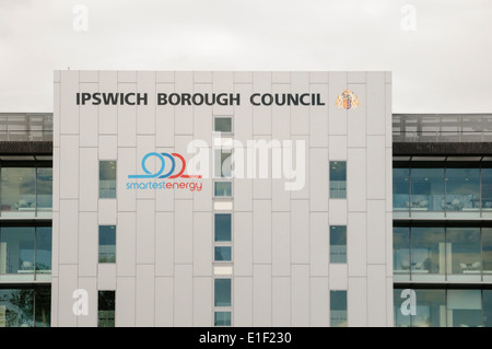 Ipswich Borough Council Gebäude Stockfoto