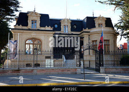 Palacio Braun Menendez Region Magallanes Palastmuseum Punta Arenas Chile Stockfoto