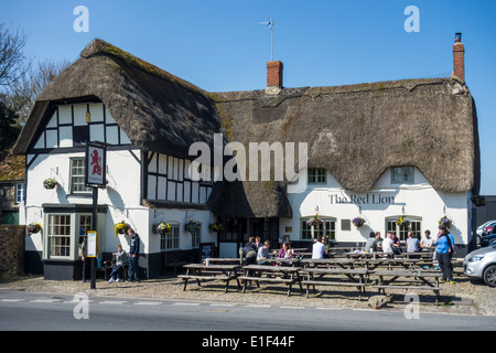 Der rote Löwe Avebury Wiltshire Stockfoto