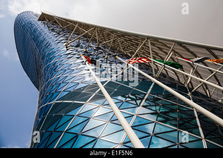 Moderne Gebäude in Abu Dhabi Stockfoto