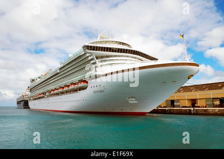 Bridgetown Barbados Karibik Kreuzfahrten P & O Ventura kleine Antillen Stockfoto