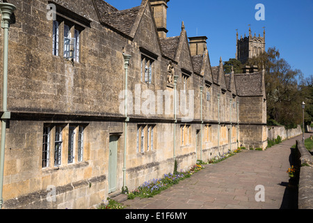 Armenhäuser, Church Street, Chipping Campden, Cotswolds, Gloucestershire, England, Vereinigtes Königreich Stockfoto