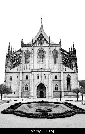 St. Barbara Kirche, Kutna Hora Stockfoto