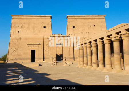 Ägypten, Nil Tal, Assuan, Agilkia Insel Philae, UNESCO-Weltkulturerbe Stockfoto