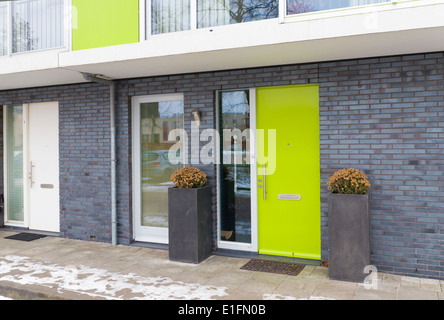 neugebaute Wohnhäuser in Zwolle, Niederlande Stockfoto