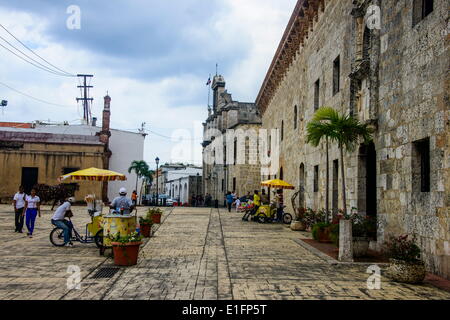 Museo de Las Casas Reales in der Zona Colonial, Old Town, der UNESCO, Santo Domingo, Dominikanische Republik, West Indies, Karibik Stockfoto