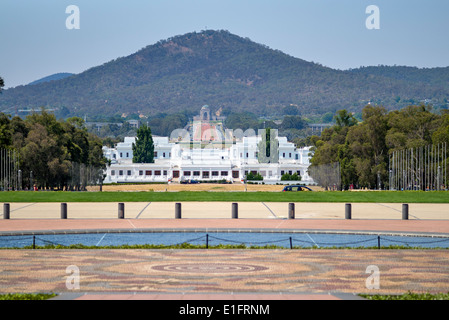 Glücksspielmarkts Bundesgebäude in Canberra, Australien Stockfoto