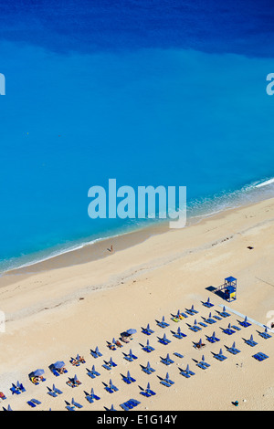 Griechenland, ionische Insel, Cephalonia, Myrtos Strand Stockfoto