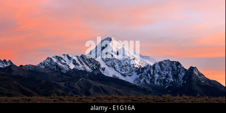 Huayna Potosi Mountain (6088mts). Cordillera Real. Bolivien Stockfoto