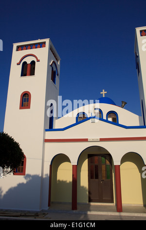 Die Kirche von Vivlos, Naxos, Kykladen, Griechenland Stockfoto