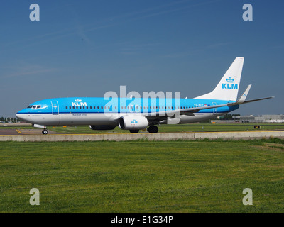 PH-BGC KLM Boeing 737-800W auf dem Flughafen Schiphol (AMS - EHAM), den Niederlanden, 16. Mai 2014, Bild 2 Stockfoto