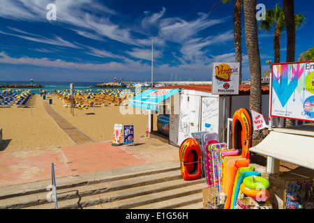 Strand von Puerto Rico auf Gran Canaria Stockfoto