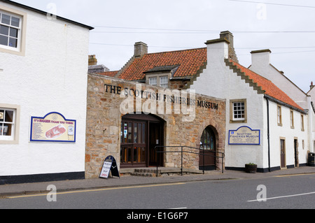 Der Eingang in die schottische Fischerei-Museum in Anstruther, Fife, Schottland. Stockfoto