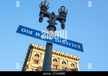 Los Angeles, Kalifornien, Innenstadt, historischer Kern, Spring Street, das kontinentale Gebäude, Braly Block, Beaux Arts, Architektur John Parkinson, 1904, kunstvoll, li Stockfoto