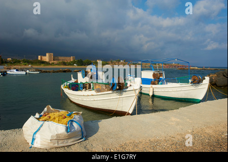 Griechenland, Insel Kreta, Frangokastello Burg Stockfoto