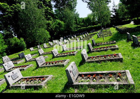 Rakowicki-Friedhof polnischen Militärsektion Krakau Stockfoto