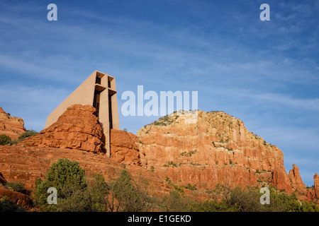 Die Kapelle des Heiligen Kreuzes, Sedona, Arizona, USA. Stockfoto