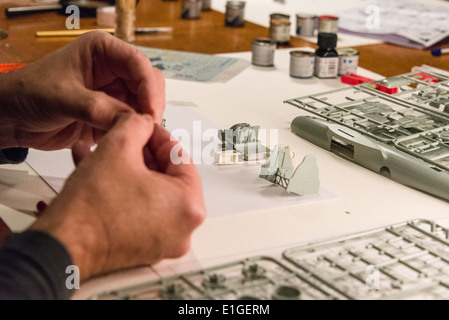 Flugzeug Modell und hobby Stockfoto