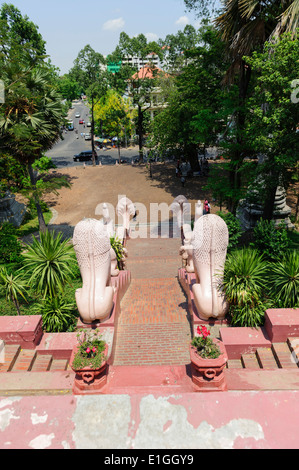 Wat Phnom, Phnom Penh, Kambodscha Stockfoto