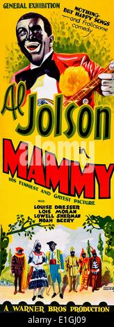 Al Jolson in Mama "ist ein All-Gespräch 1930 musikalisches Drama mit Technicolor. Stockfoto