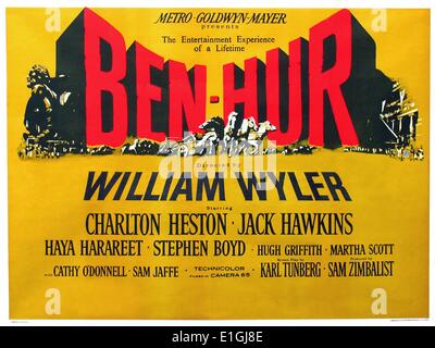 Ben Hur, die 1959 Epic aller biblischen Epen starring Charlton Heston und Jack Hawkins. Stockfoto