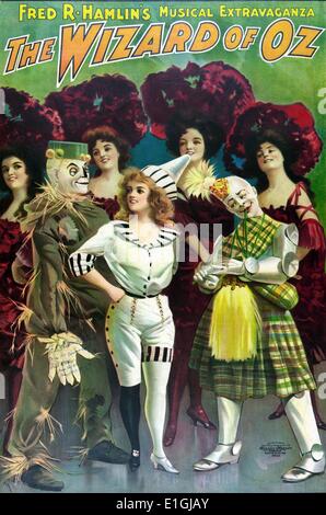 Der Zauberer von Oz Ein 1939 American Fantasy Musical Film von Metro-Goldwyn-Mayer starring Judy Garland, Frank Morgan, Ray Bolger, Bert Lahr, Jack Haley produziert Stockfoto