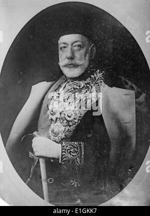 Mehmed V Reshad November 1844 - 3/4 Juli 1918) 35th osmanischen Sultan. Er war der Sohn von Sultan Abdülmecid I. Er durch seine Hälfte - Bruder Mehmed VI. war es gelungen Stockfoto