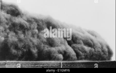 Foto von einem Colorado-Dust-Bowl. Vom Jahre 1935 Stockfoto