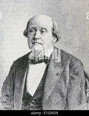 Französischer Zoologe Henri Milne-Edwards (1800-1885). Vater von Alphonse Milne-Edwards (1835-1900) Stockfoto