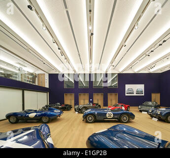 Bonhams New Bond Street HQ London, London, Vereinigtes Königreich. Architekt: Lifschutz Davidson Sandilands, 2013. Panorama von Doppel-he Stockfoto