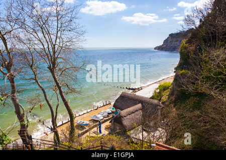 Mit Blick auf alte Shanklin auf der Isle Of Wight England UK Europa Stockfoto