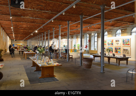 Die 1853 Gallery mit David Hockney, Salze Mühle, Saltaire, West Yorkshire, England, Großbritannien Stockfoto