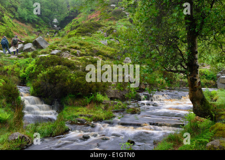 Die Bronte-Wasserfall in der Nähe von Haworth West Yorkshire England UK Stockfoto