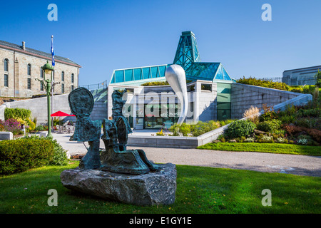 Die Quebec National Museum Gebäude Eingang in Quebec Stadt, Quebec, Kanada. Stockfoto
