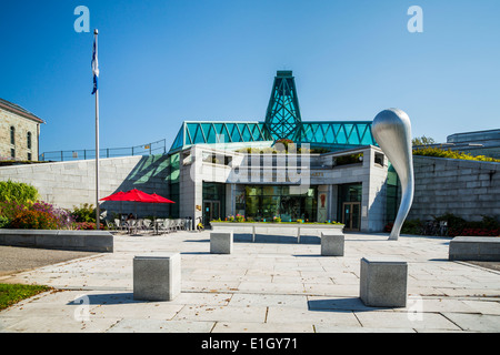 Die Quebec National Museum Gebäude Eingang in Quebec Stadt, Quebec, Kanada. Stockfoto