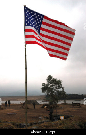 US-Armee Soldaten mit der 19. Theater Sustainment Command beteiligte sich mit südkoreanischen Soldaten der 2. Betriebstemp zugewiesen Stockfoto